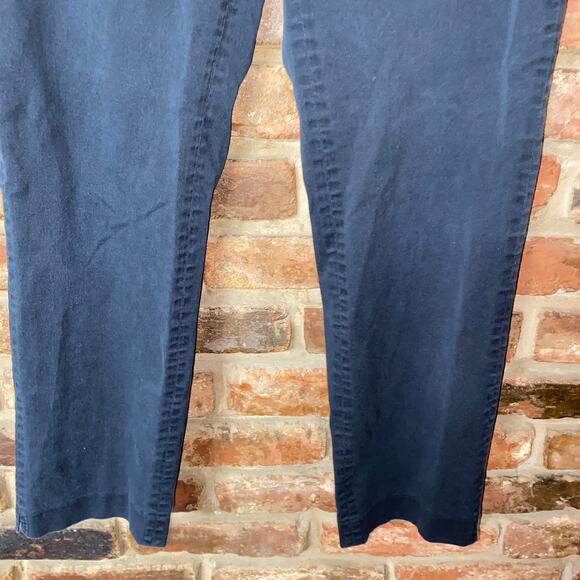 J. Jill Black Flat Front Side-Zip Slim Fit Cropped Pants Women's Size 4 - Picture 3 of 6